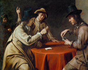 Les cheaters yeniden bir araya Resim Mathieu Le Nain (Lenain) (1607-1677) 17. yüzyıl