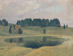 Abend am Mittenwaldsee by Mathilde Sitta Allé