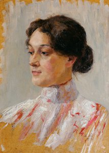 bir kızın portresi by Mathilde Sitta Allé