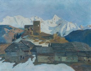 Ladis'te (Tirol) Kış by Mathilde Sitta Allé