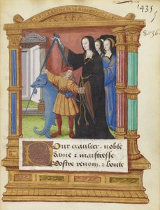 BNF Fr2285 f5r - Yunus pusulası by Maitre de Philippe de Gueldre