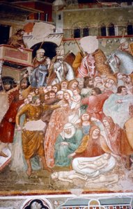 Masumların Katliamı, Santi Agostino kilisesinde fresk, Siena, 1482.