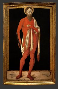 Aziz Barthelemy, havari. Matteo di Giovanni (yaklaşık 1430-1495), ahşap üzerine yağlı boya, İtalyan sanatı