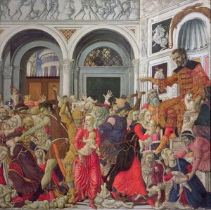 Masumların Katliamı (panelde yağlı boya)