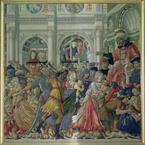 Masumların Katliamı, 1482 (panelde mizaç)