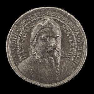Hans Schel, 1518-1592, Nurembergli Patrician [ön yüz], 1592. by Matthäus Carl