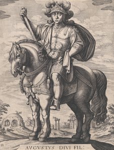 Plaka 2: İmparator Augustus, At Sırtında, 