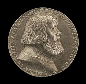Hieronymus Holzschuher, 1469-1529, Nurembergli Patrician [ön yüz], 1529. by Matthes Gebel