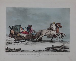 Kış Rus Seyahat Arabası, 1810
