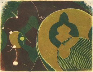 Rideau, 2013 (linocut)
