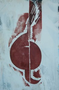 cleff, 2009 (monoprint) by Matthew Hilton