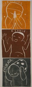 motto iki, 2006 (linocut) by Matthew Hilton