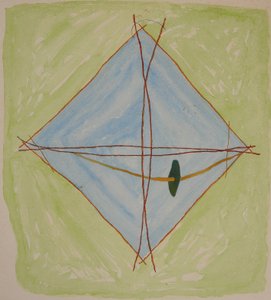 çubuk grafik 6, 2014 (aquarelle boya kalemi) by Matthew Hilton