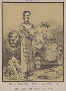 Tahtı Savunmak! veya, İngiliz Joan of Arc (renkli taş) by Matthew