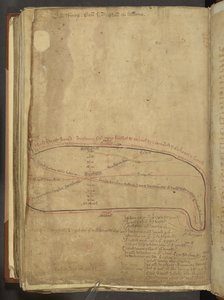 Pamuk MS Nero D 1 f.187v Roma askeri yolları, 