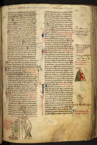 Royal 14 C. VII f.122r Roger Nigel, Londra piskoposu, Abington
