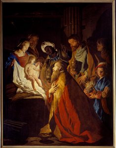 Mathias Stomer (Matthias Stom) (1600-1650) tarafından yapılan Magi