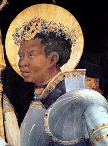 Aziz Maurice (detay) by Matthias Grünewald