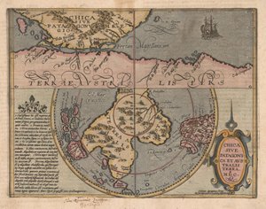 Coğrafi El Kitabından Chica sive Patagonica et Australis Terra, 1600 by Matthias Quad