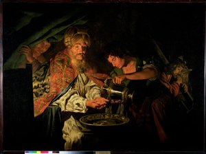 Pilatus Ellerini Yıkamak by Matthias Stomer