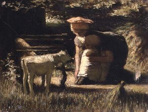 Tanışma (Küçük Keçi) by Matthijs Maris
