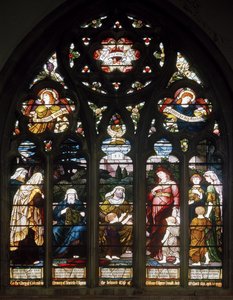 The Virtuous Woman, Holy Trinity, Leamington Spa, Cottier & Co, c.1890 by Matthijs Maris