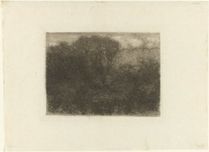 ormanlık gölet by Matthijs Maris