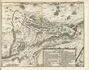 Oudenaarden Savaşı, 1708 Bataille Planı, proche d
