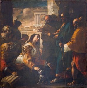 Kenanlı İsa ve Kadın, 1646-1647. by Mattia Preti
