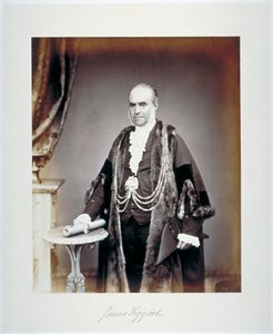 James Figgins, Londra Şerifi, ürkütücü kostümlü, c1865