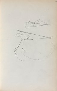 İtalyan Sketchbook: Yelkenler sayfa 36, 1898-1899. by Maurice Brazil Prendergast