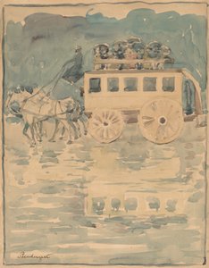 Paris Otobüsü, 18931894 by Maurice Brazil Prendergast