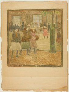 sokak sahnesi by Maurice Brazil Prendergast