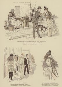 Paris Brilliant (renkli taş) için çizim by Maurice Charles Mathieu Bonvoisin