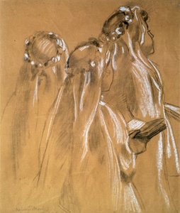Çelenkli Kızlar, 1905-1906. by Maurice Denis