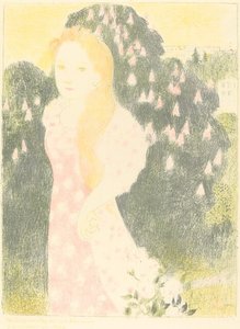 Alacakaranlık eski bir boyanın yumuşaklığına sahip by Maurice Denis