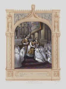 İlk Komünyon (aquatint) by Maurice Leloir