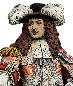 Fransız kralı Louis XIV - Gustave Toutwelve tarafından “” Le Roy Soleil”de (Louis XIV) Kromotipografi, Maurice Leloir tarafından İllüstrasyon (1853-1940) by Maurice Leloir