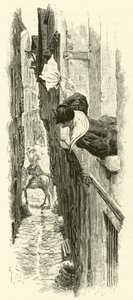 Üç Silahşörler için İllüstrasyon (gravür) by Maurice Leloir
