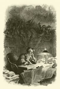 Üç Silahşörler için İllüstrasyon (gravür) by Maurice Leloir