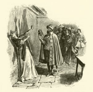 Üç Silahşörler için İllüstrasyon (gravür) by Maurice Leloir
