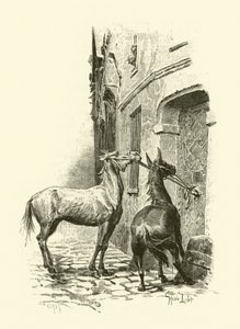 Üç Silahşörler için İllüstrasyon (gravür) by Maurice Leloir