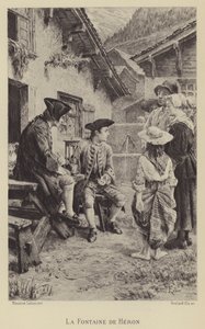 Kahraman Çeşmesi (gravür) by Maurice Leloir