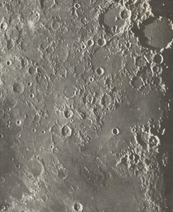 Photographie Lunaire Albategnius - Triesnecker - Manilius, 1903 by Maurice Loewy