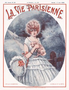 Parisli Life Dergisi Kapağı, 1922 by Maurice Millière