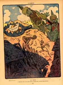 "La Baionette" dergisi için illüstrasyon by Maurice Neumont