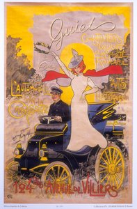 Poster reklam araba karoseri, 1899 by Maurice Neumont