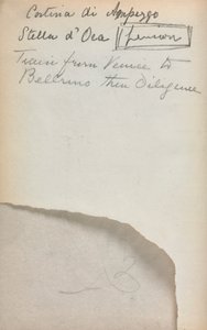 İtalyan Eskiz Defteri: Notlar (sayfa 3) by Maurice Prendergast
