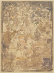 Açık Kafe Sahnesi by Maurice Brazil Prendergast