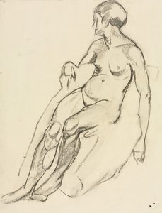 Oturmuş Çıplak by Maurice Brazil Prendergast